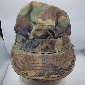 Propper Combat Woodland Camouflage Hat Size 7 1/8 Outdoors Casual Hunting